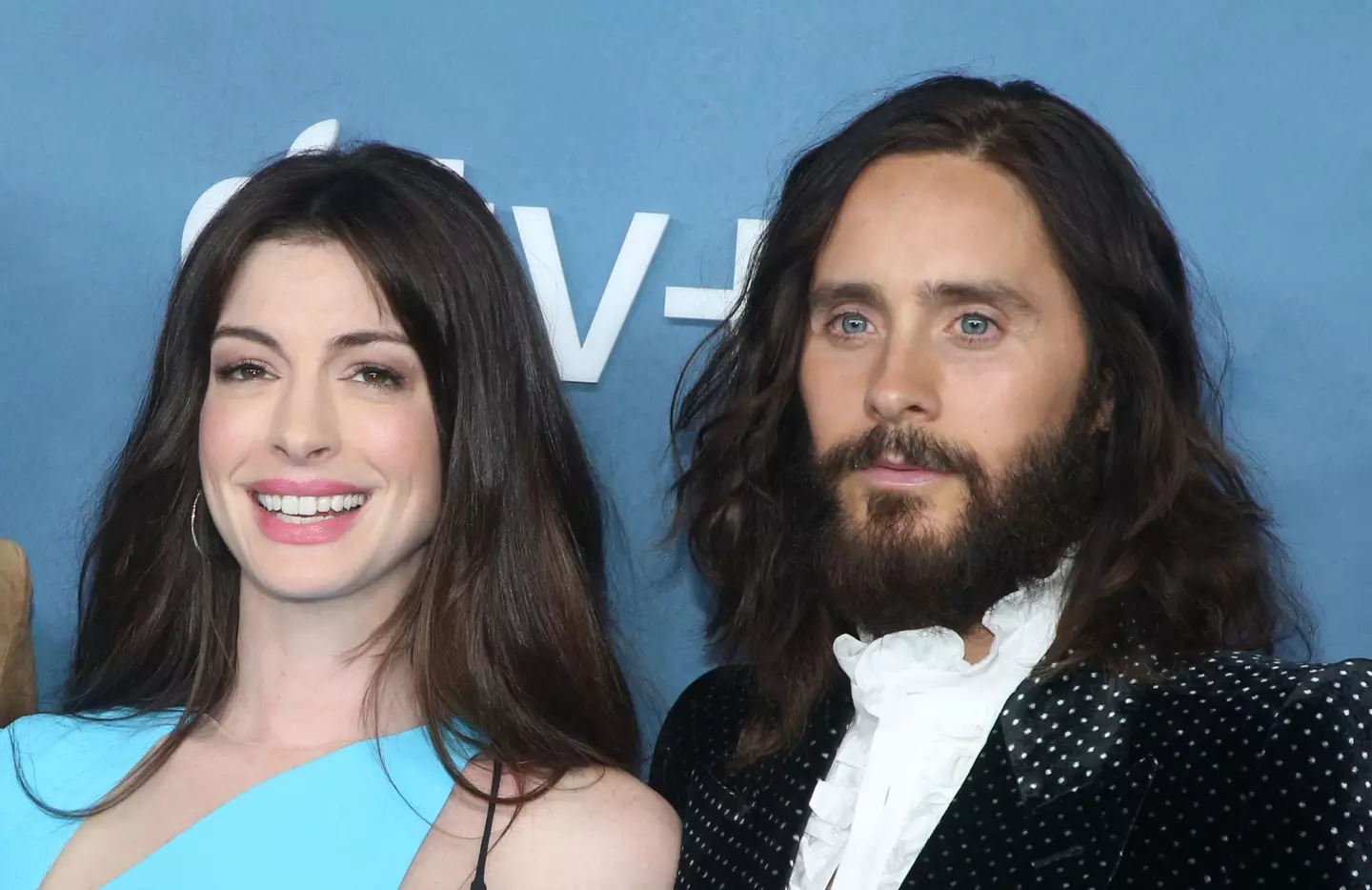 Anne Hathaway and Jared Leto starred together in TV show WeCrashed.