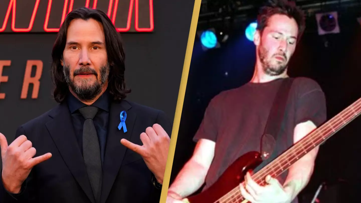 Keanu Reeves reunites his old rock band after 21 years