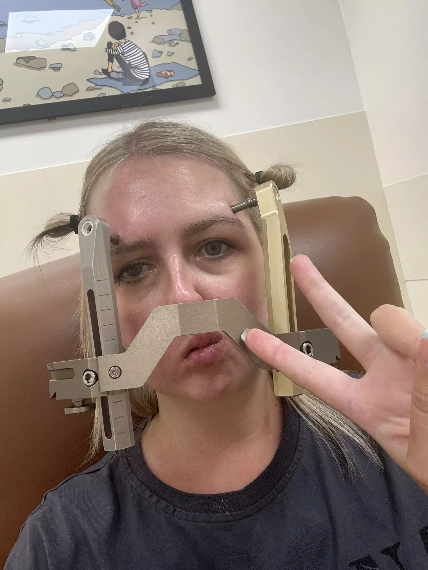 Tamara underwent two invasive surgeries to remove the growth (Tamara Bright/Kennedy News Media)