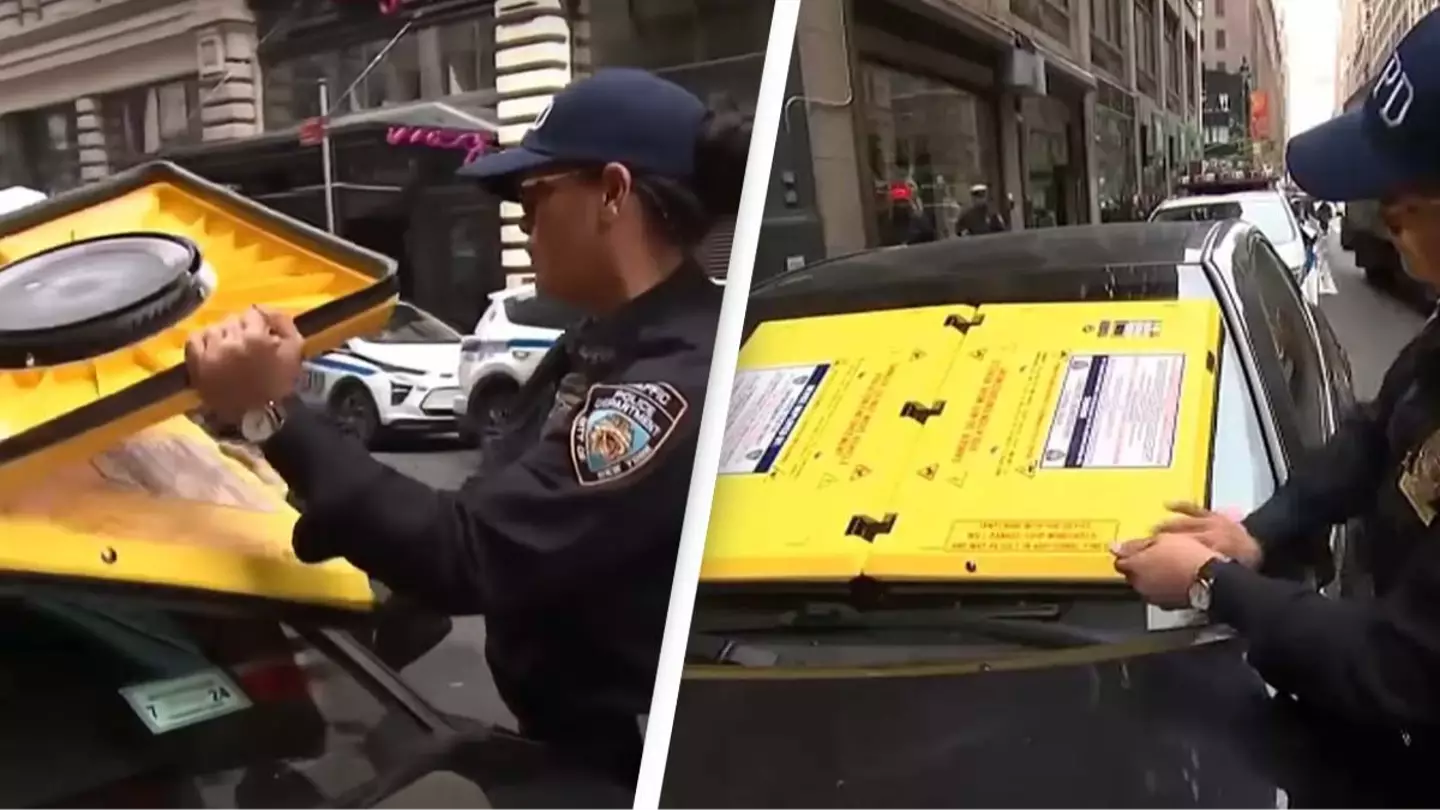 People call out major issues after seeing new 'barnacle' device police put on cars that are parked illegally