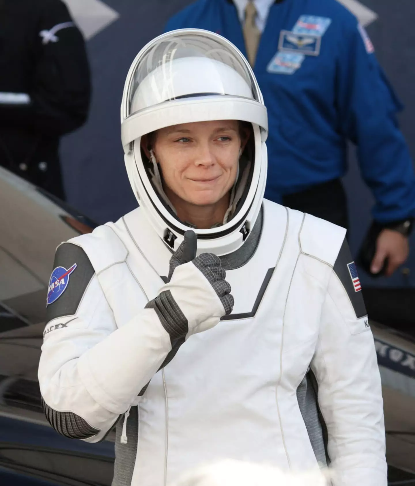 Nichole Ayers has been documenting her day-to-day experiences in orbit (REGG NEWTON/AFP via Getty Images)