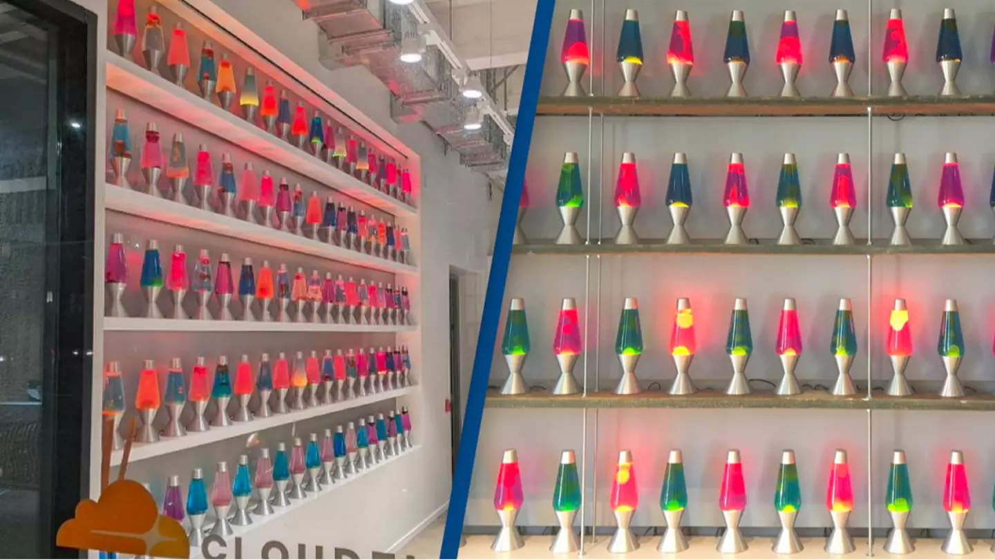 Company uses wall of lava lamps to create 'unhackable' code that protects people on the internet