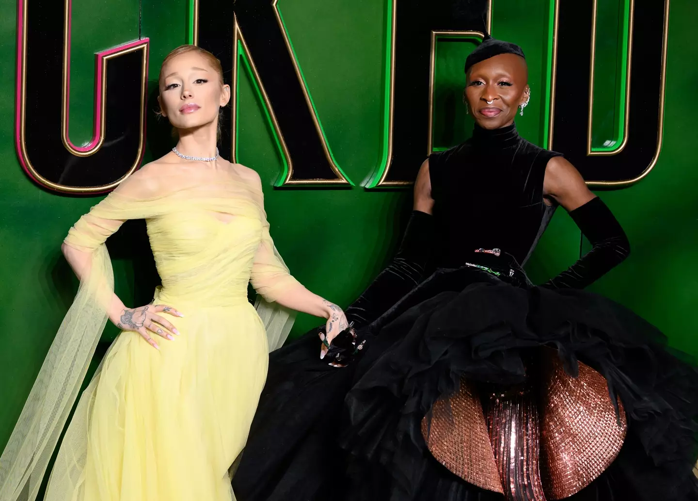 Ariana Grande and Cynthia Erivo have become good friends after filming Wicked (Karwai Tang/WireImage)