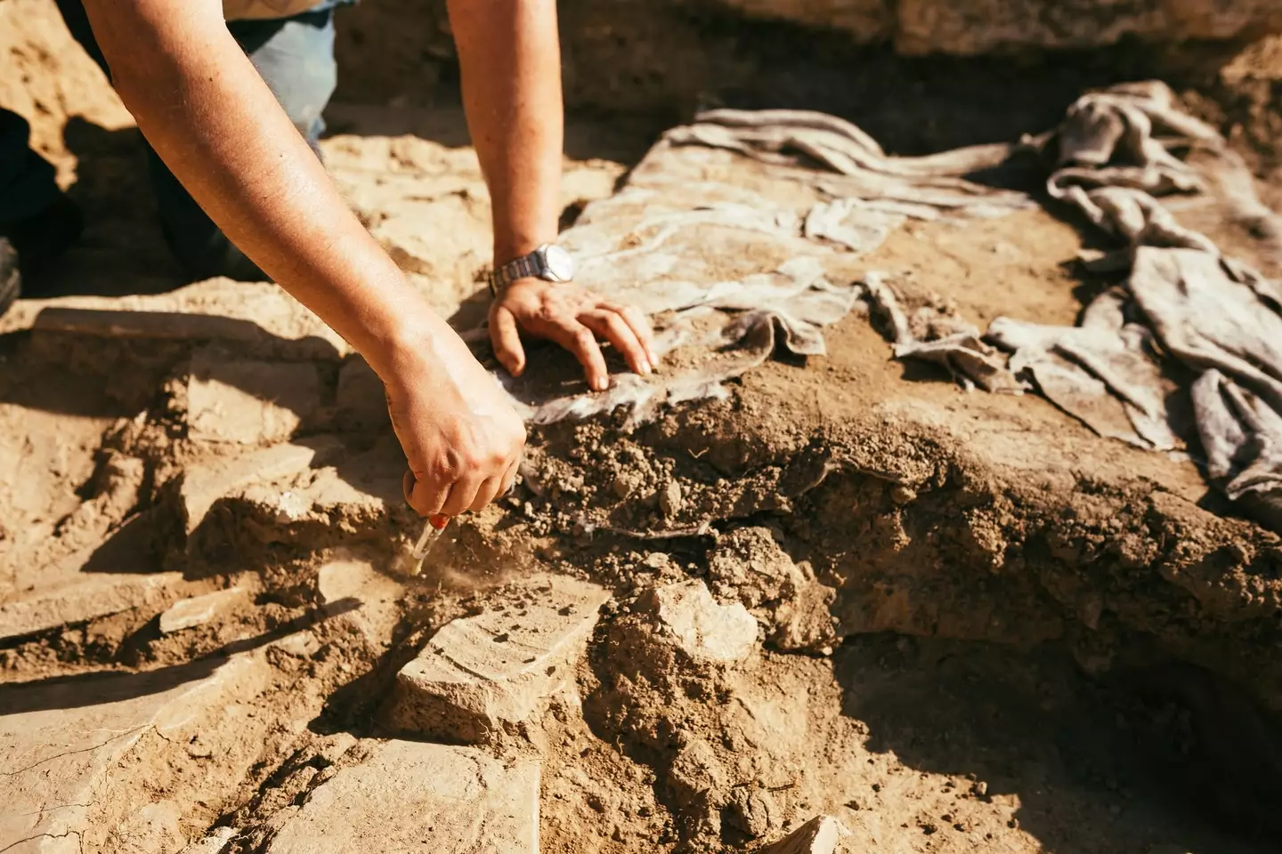 Researchers found early humans at the ancient preceramic site of Checua (Jordi Salas / Getty)