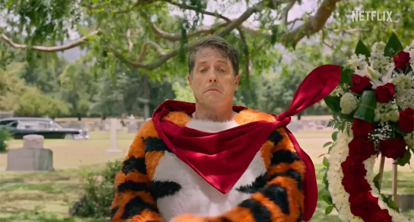 Hugh Grant in Unfrosted (Netflix)