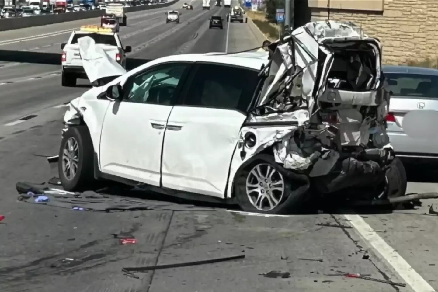 Multiple vehicles were involved in the crash (ABC4 Utah)