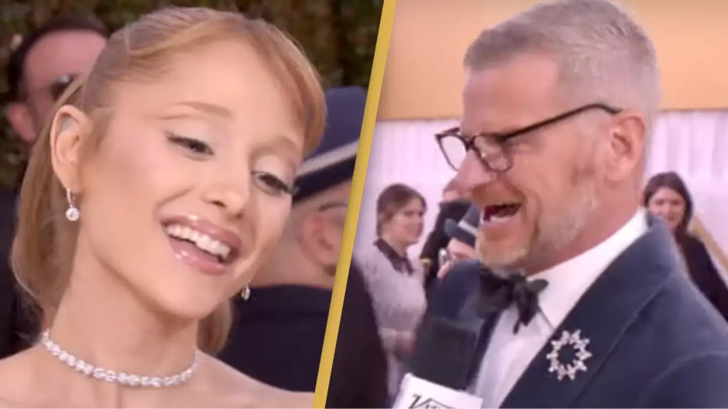 Red carpet interviewer blasted for 'very awkward' interview with Ariana Grande at Golden Globes