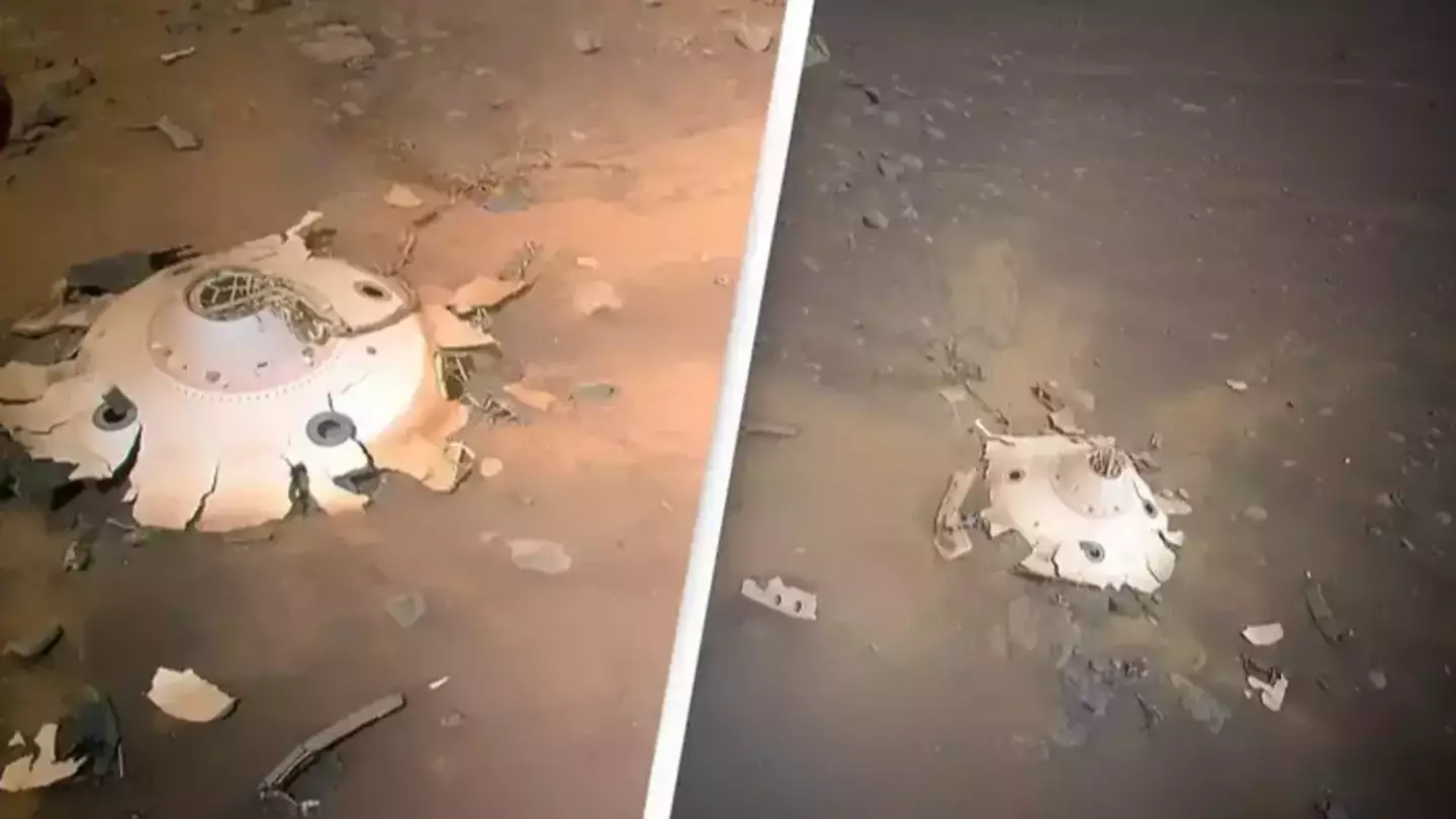 NASA’s Mars helicopter Ingenuity finds 'otherworldly' wreckage on planet's surface