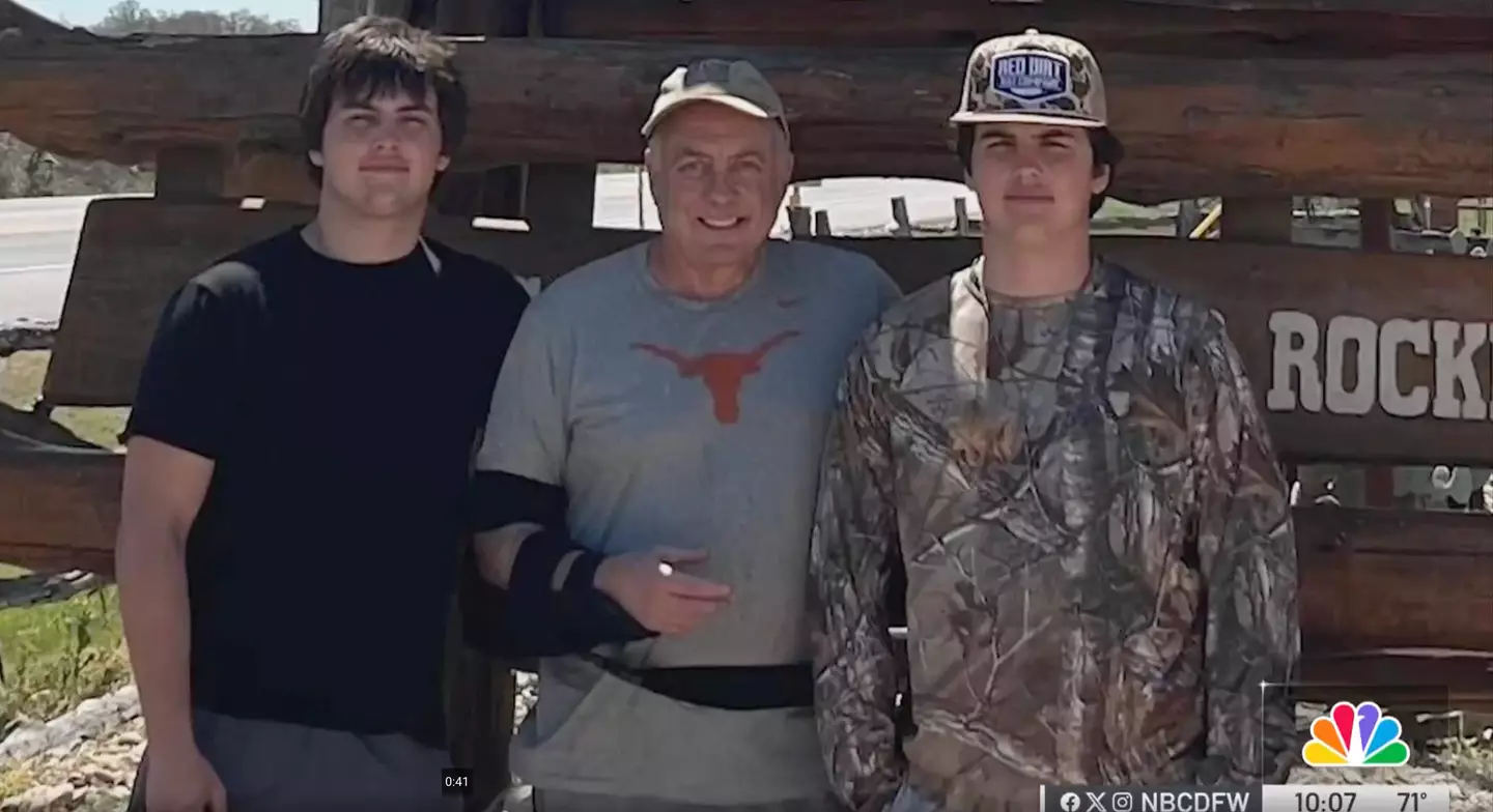 Jeff Metcalf said Austin died in his brother, Hunter's, arms (NBC 5)