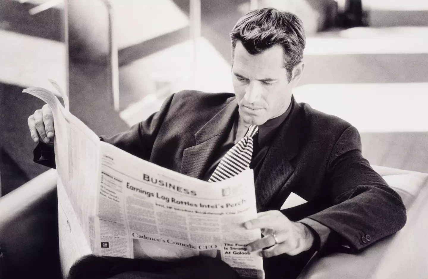 A popular riddle is 'What is black and white and read all over?' Of course, it's a newspaper (Getty Stock Image)