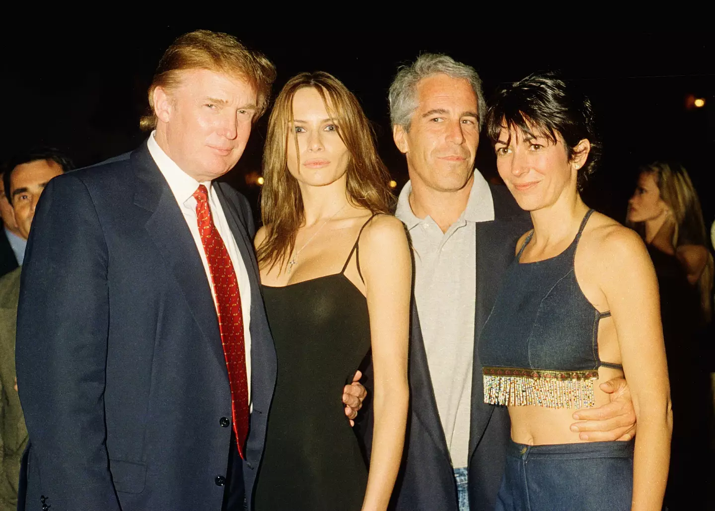 Epstein previously rubbed shoulders with Trump and Melania (Davidoff Studios/Getty Images)