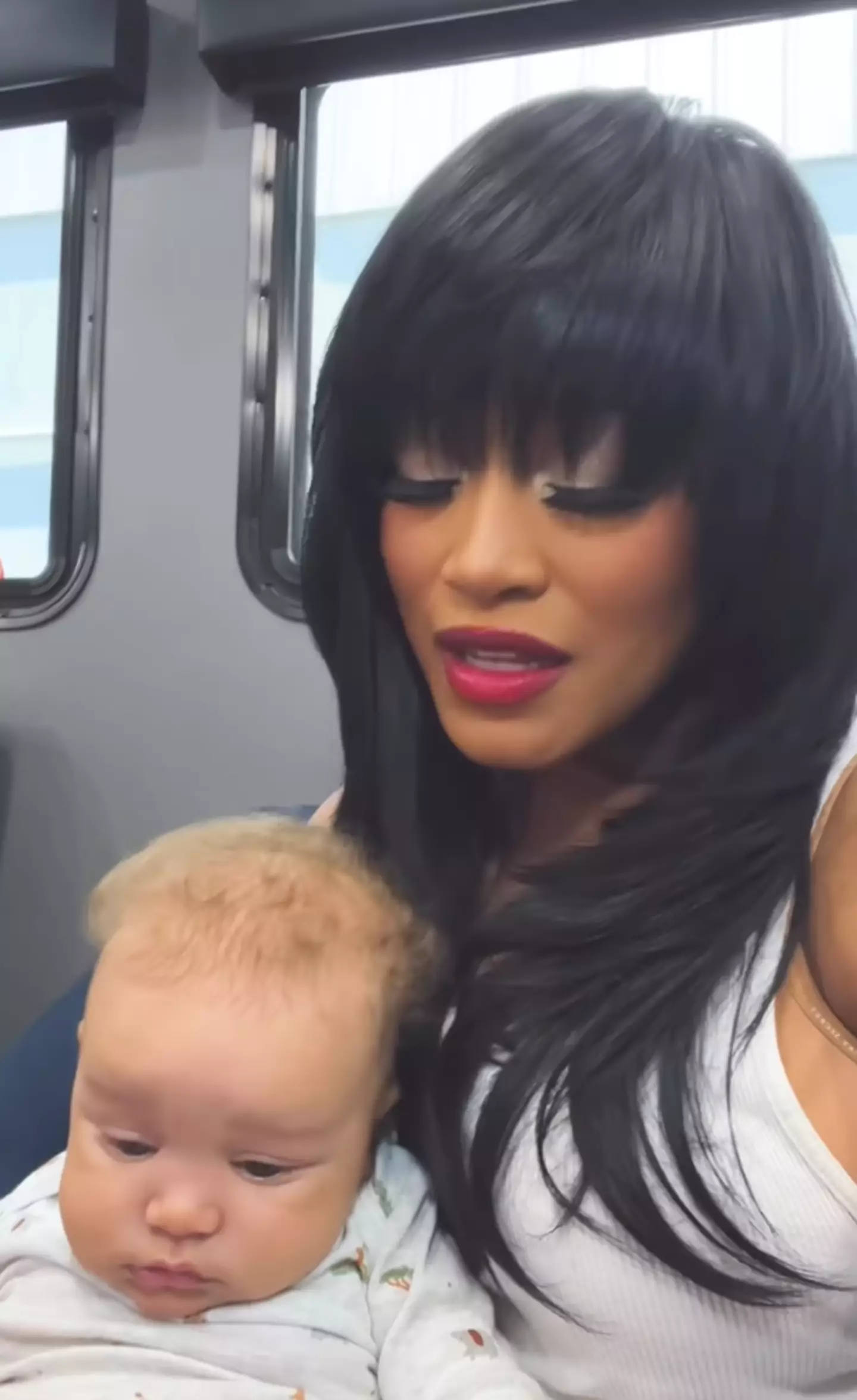 Keke Palmer and her son Leodis.