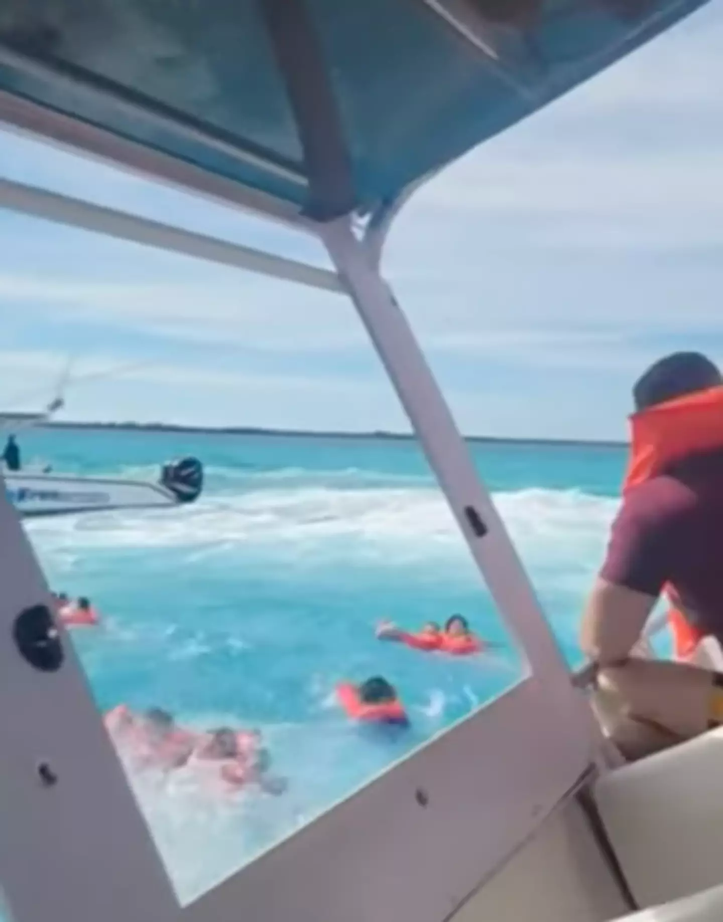 The boat was on its way to a private island in the Bahamas.