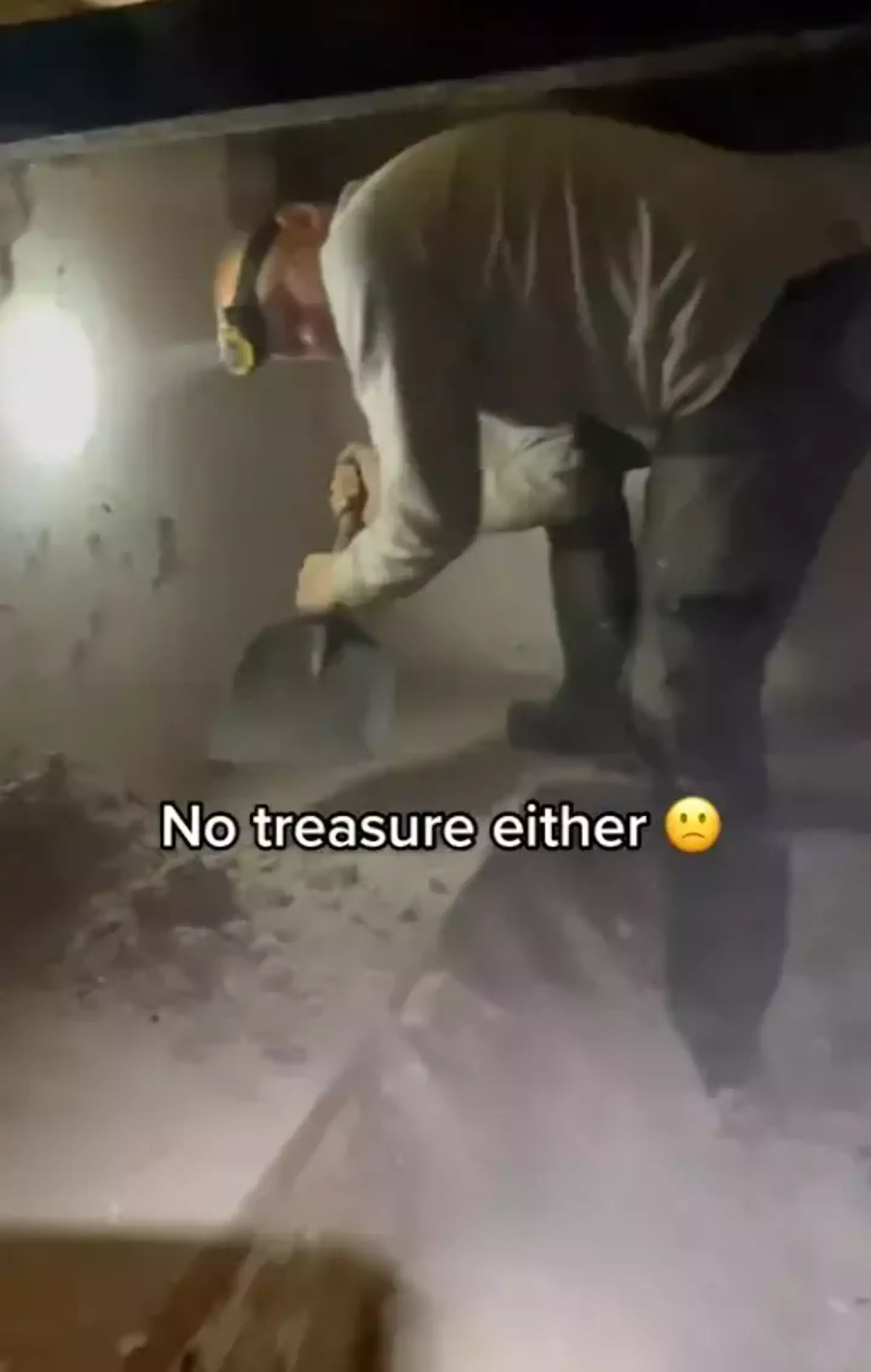 Jennifer confirmed that 'no treasure' was found.