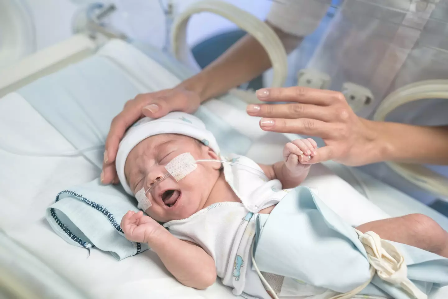 Do babies cry when their born because they remember how they died in a past life? (Getty stock)