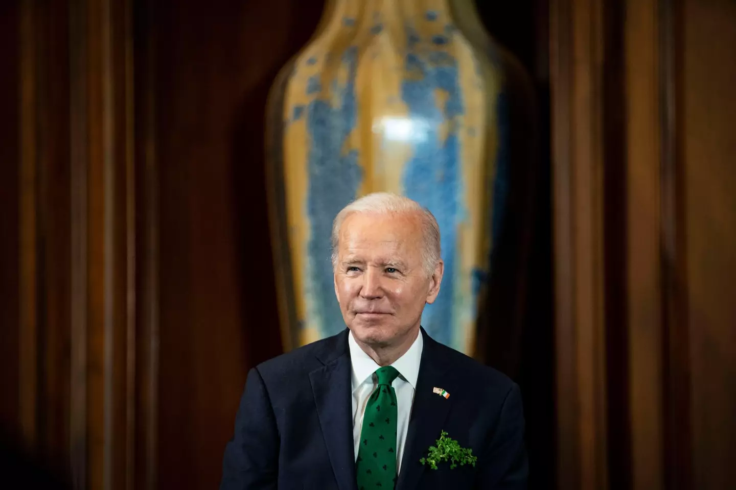 Biden later said Ireland and the USA share a 'common goal'.