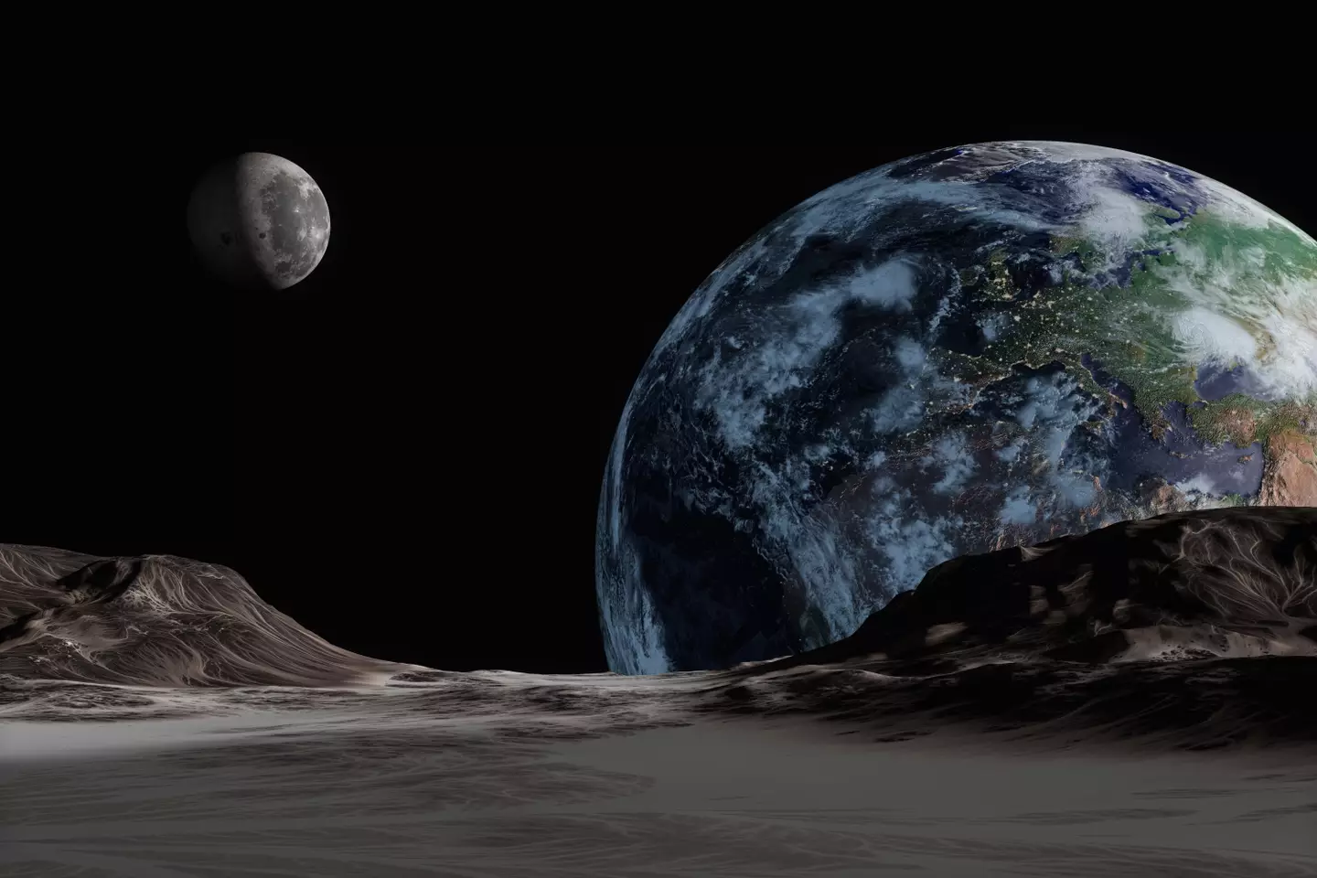 China revealed plans to build a power plant on the Moon (Getty Stock Image)