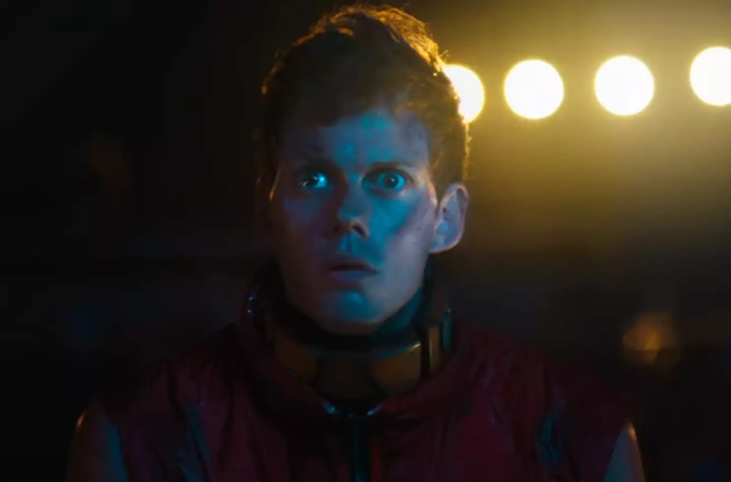 A completely different actor plays the inner voice.