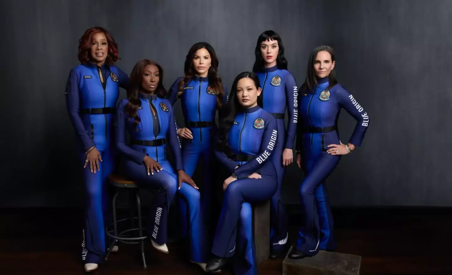 The all-female crew will experience the weightlessness of space for around four minutes (Blue Origin)