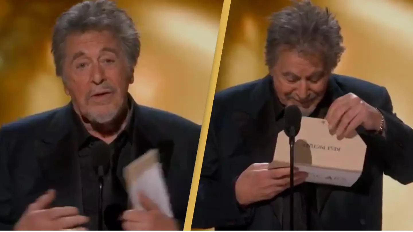 Al Pacino's chaotic slip up at Oscars is being called biggest mistake since La La Land mix up