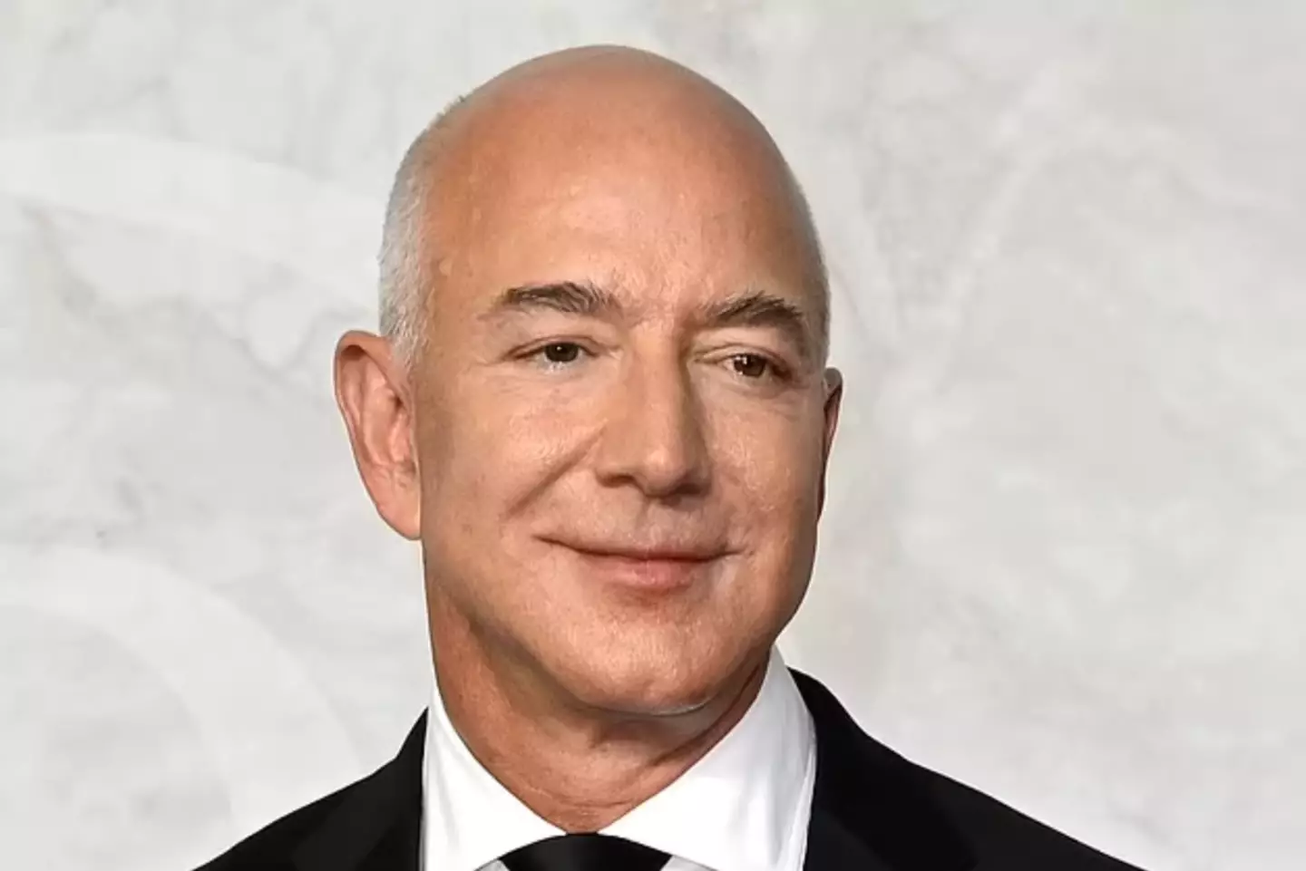 Pictured is the face of Jeff Bazos, one of the richest men in the world.
