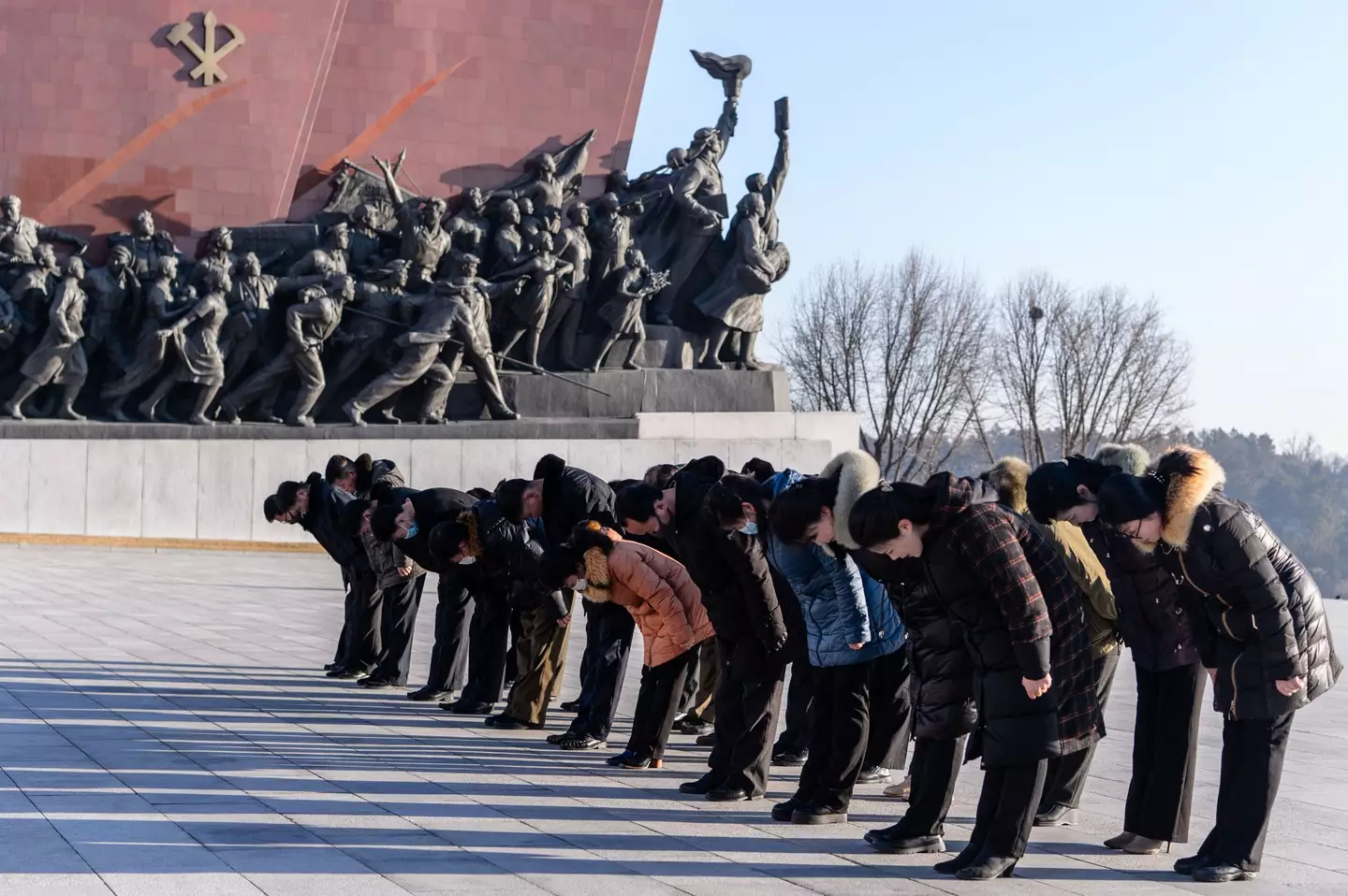 Timothy Cho insisted the entire country is indoctrinated to believe a mythical idea of the Kim family (Photo by KIM WON JIN/AFP via Getty Images)