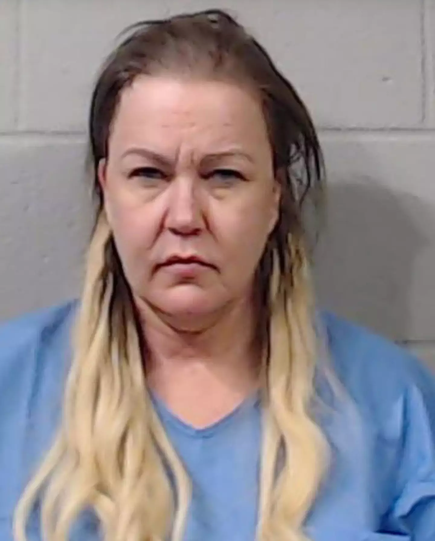 The mugshot of Angelynn Mock after she was arrested (Sedgwick County)