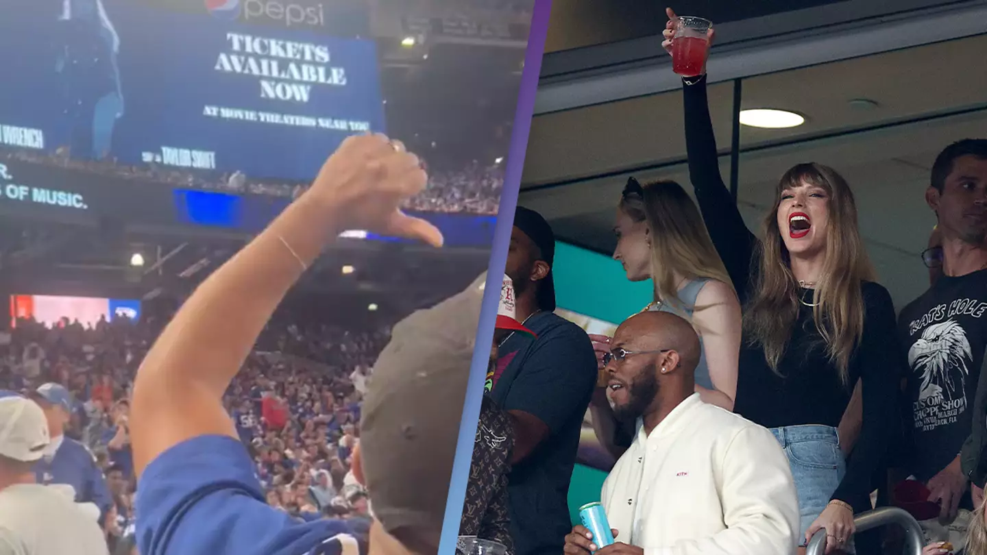 NFL stadium savagely boos Taylor Swift advert after it flashed on the screen