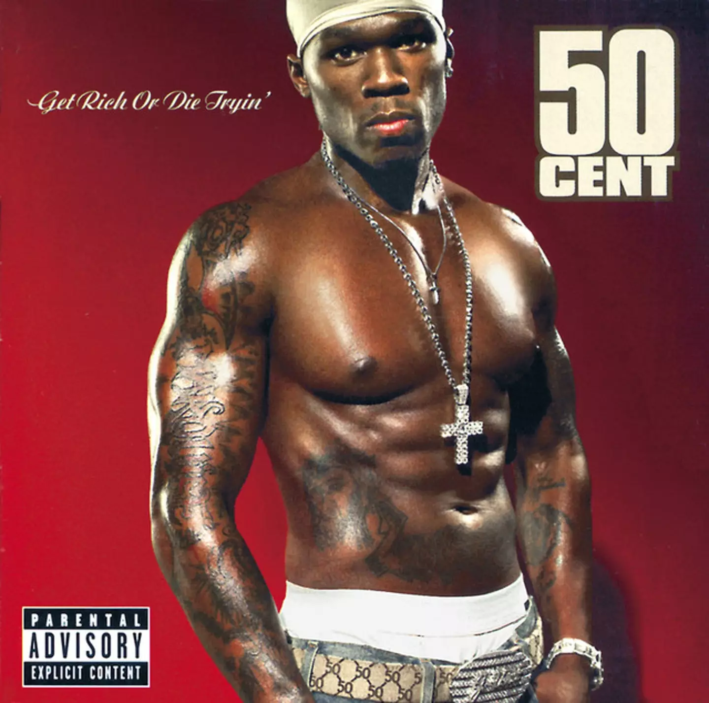 Cannon made reference to 50 Cent's iconic album cover.
