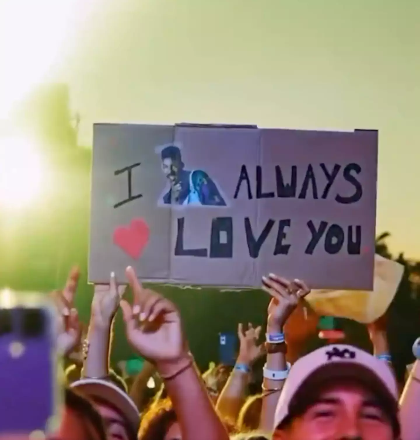 Another pointed out a crushed-looking hand in the air (Instagram/willsmith)