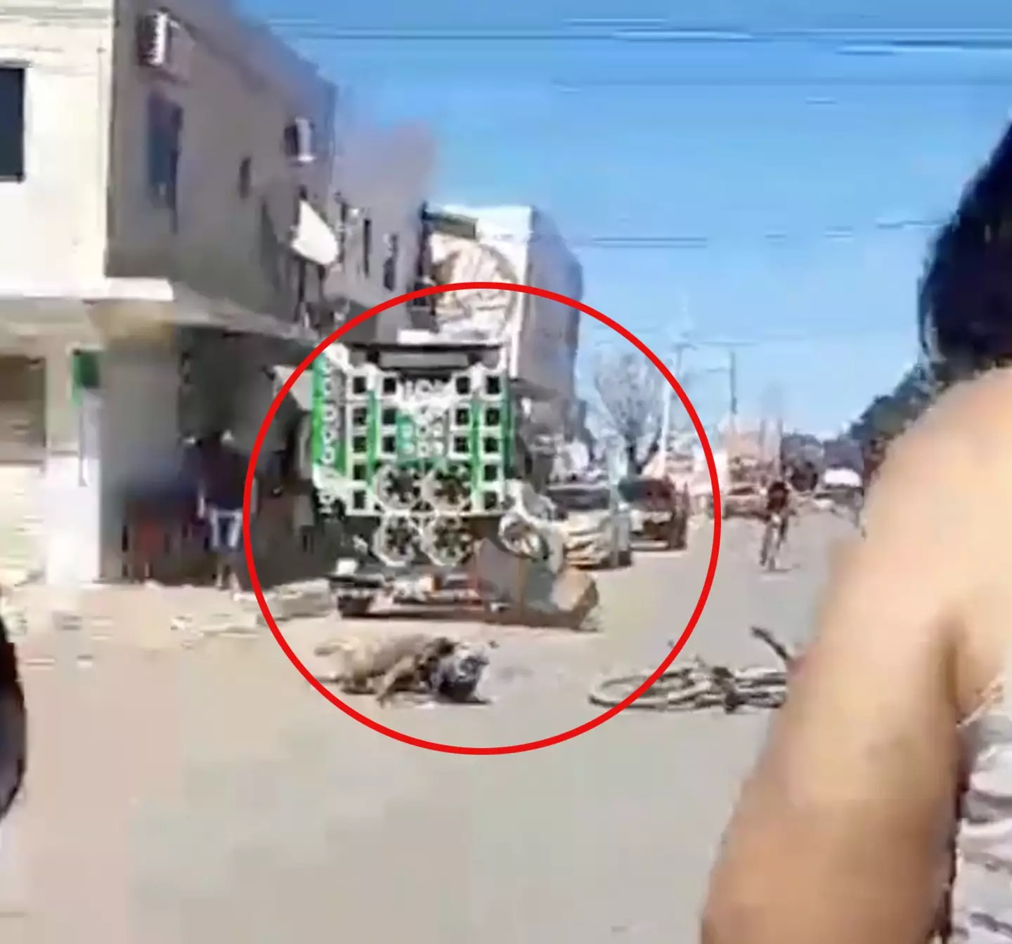 It's thought another cyclist may have been involved in the incident. (Jam Press)