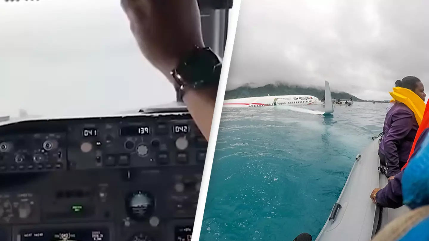 Chilling resurfaced video shows inside of cockpit moments before Boeing 737 crashes into the pacific