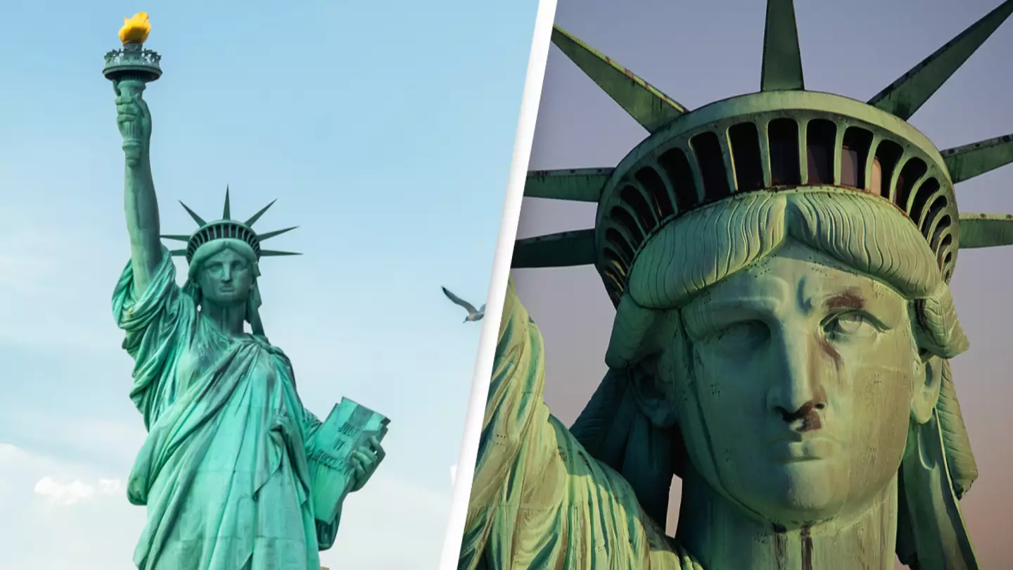 Americans want to clean the Statue of Liberty and reveal its true color