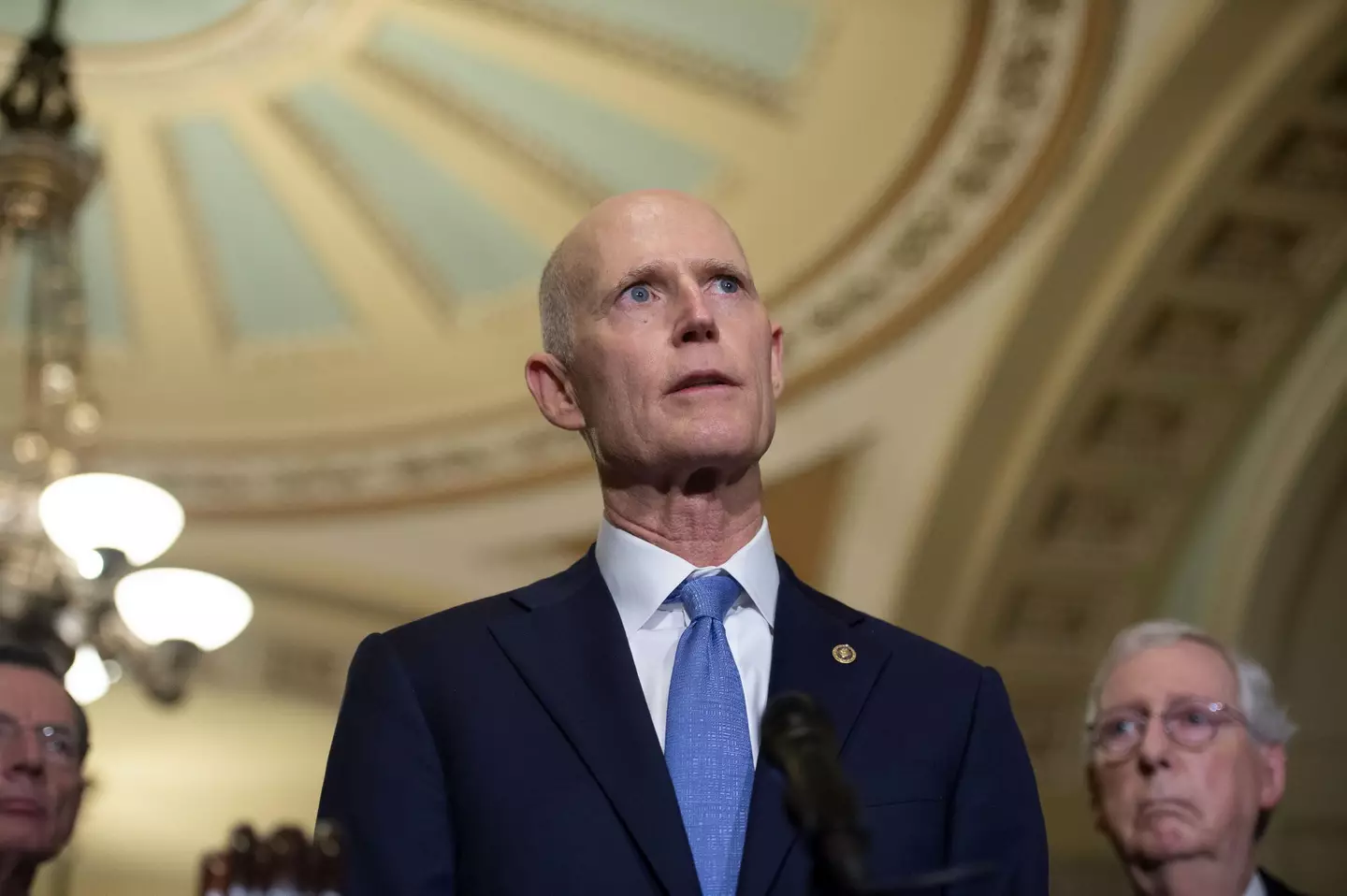 Senator Rick Scott.  UPI / Alamy