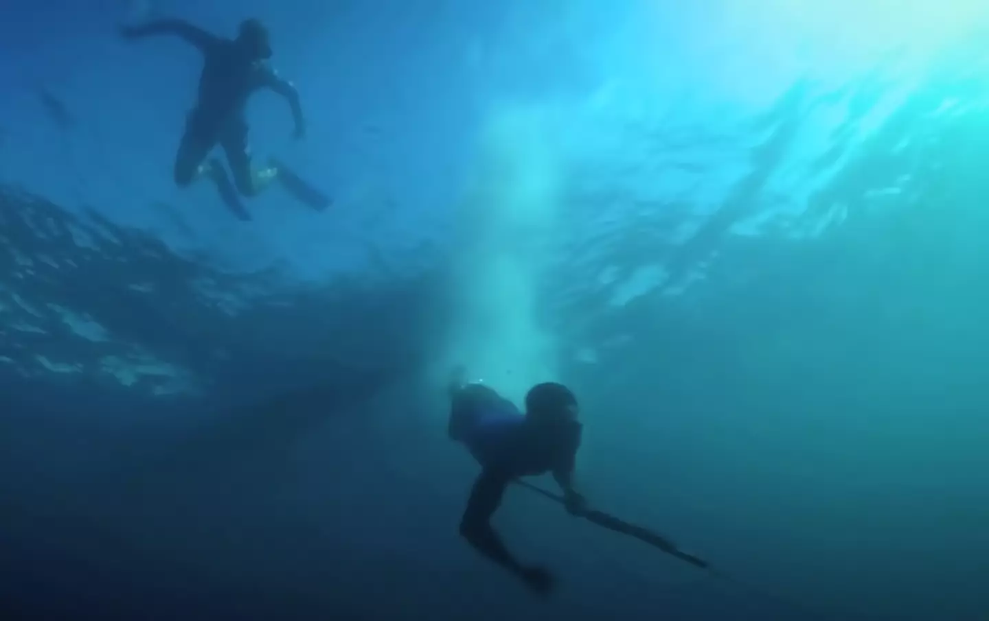 They have a genetic advantage when it comes to holding their breath and swimming underwater.