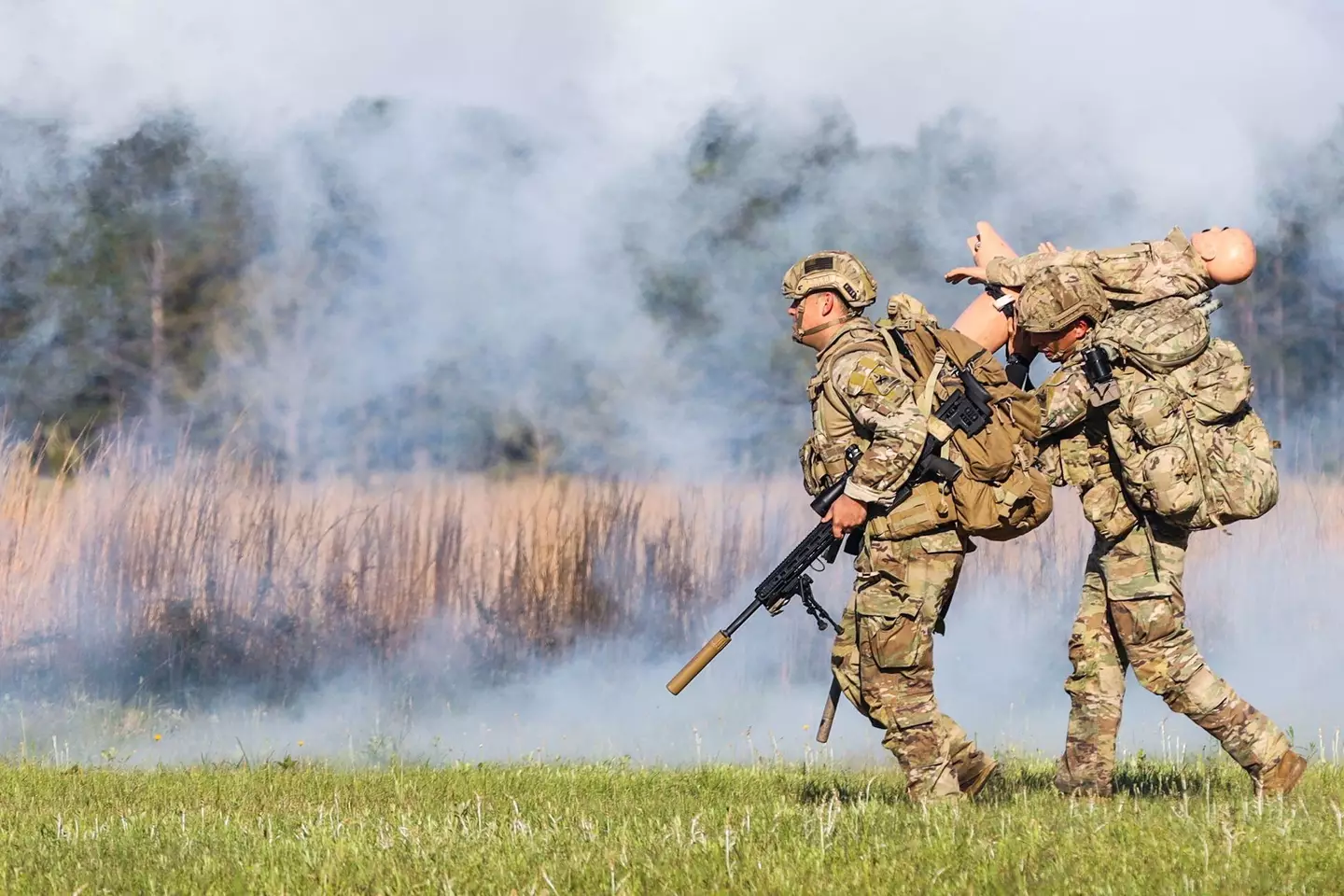 Snipers are trained at Fort Benning in Georgia.