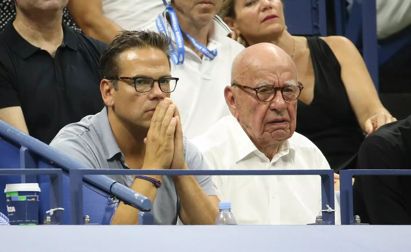 Rupert Murdoch will be succeeded by his son Lachlan (left).