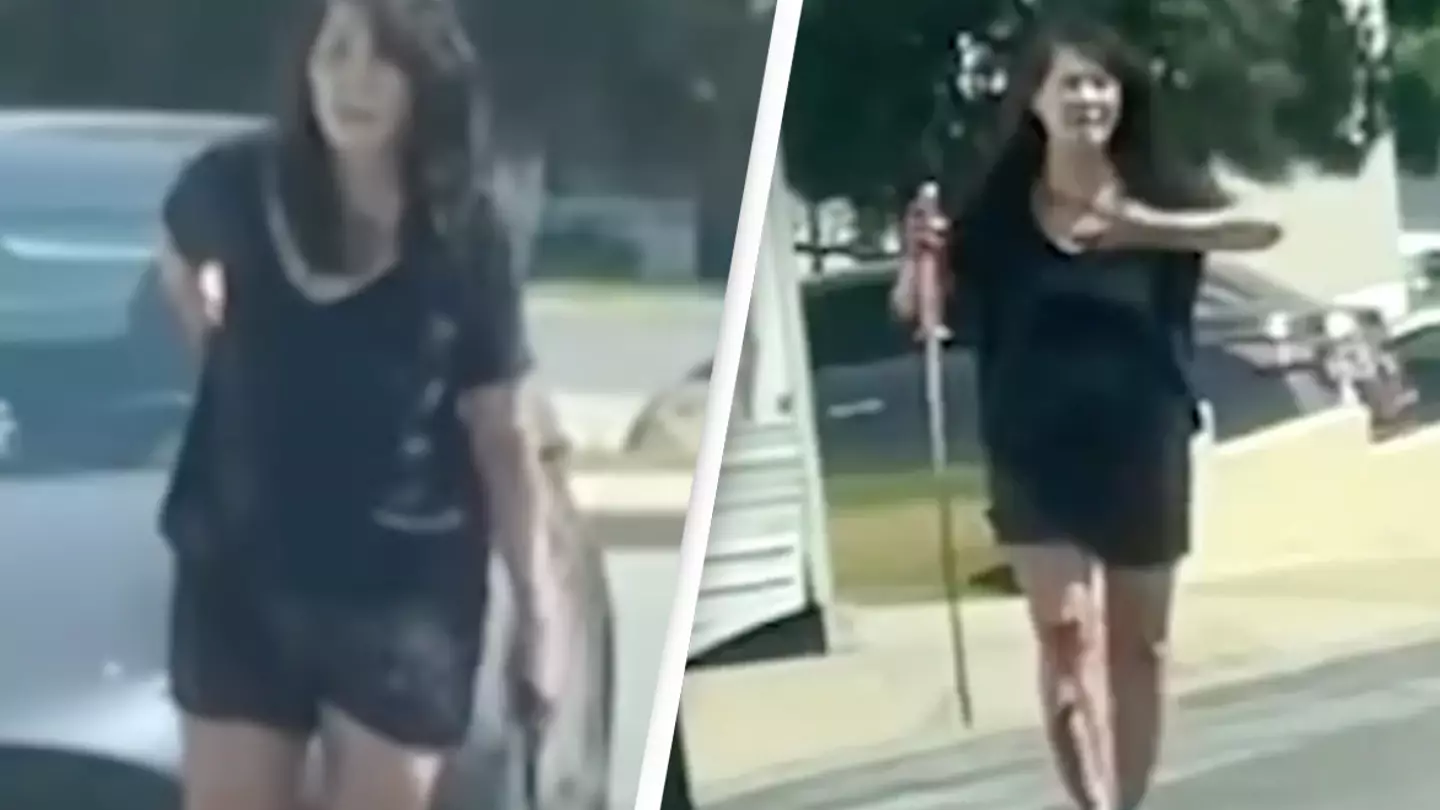 Woman spotted carrying samurai sword in incident that left one dead and two injured