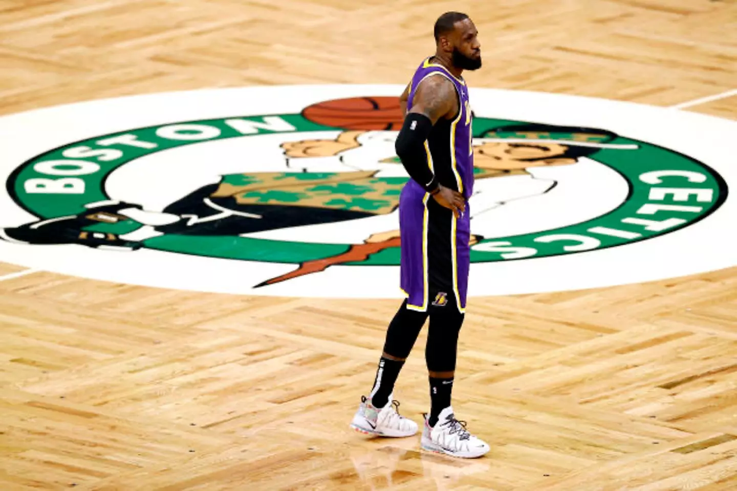 LeBron James has slammed Boston Celtics fans.