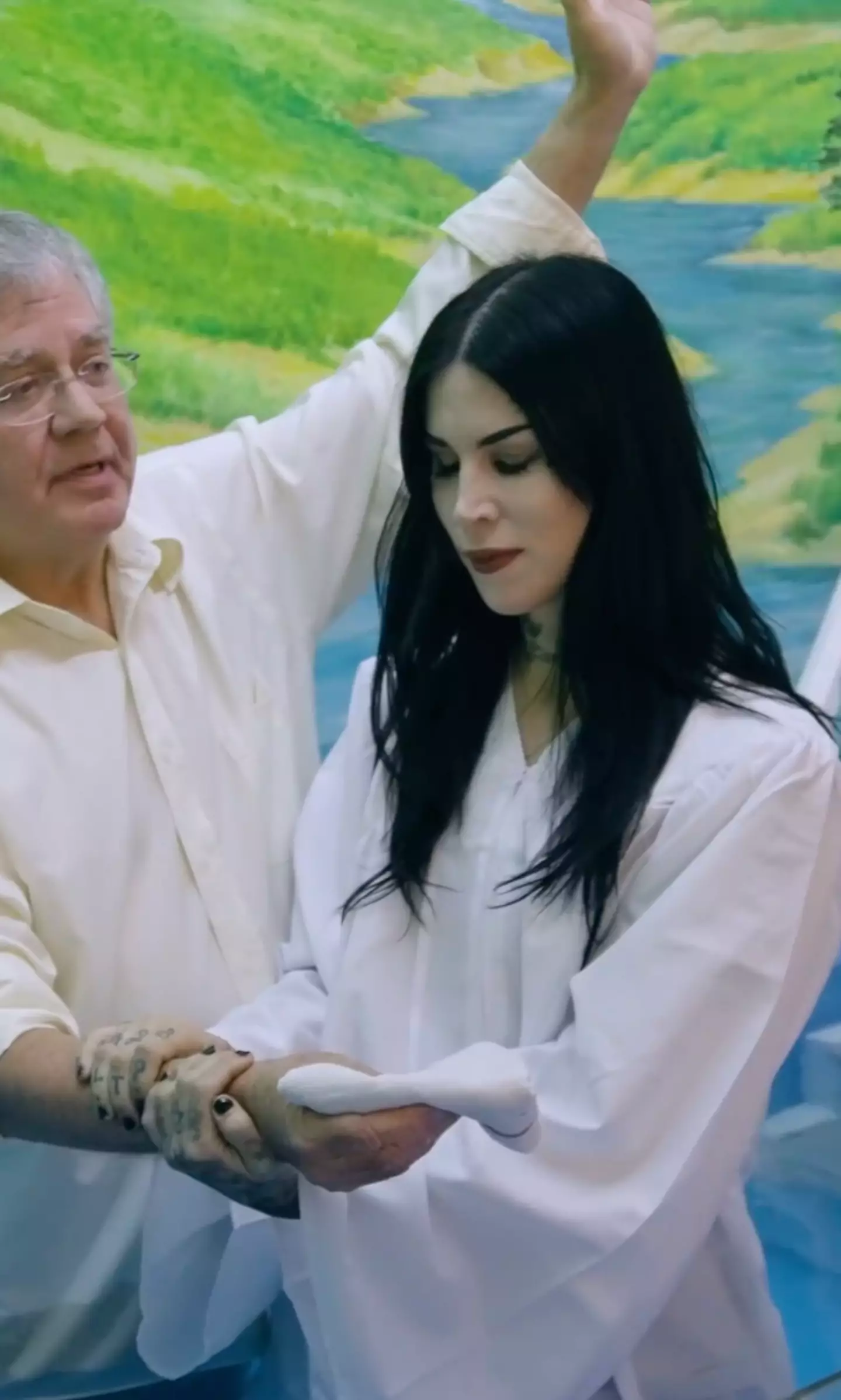 Von D recently got baptized.