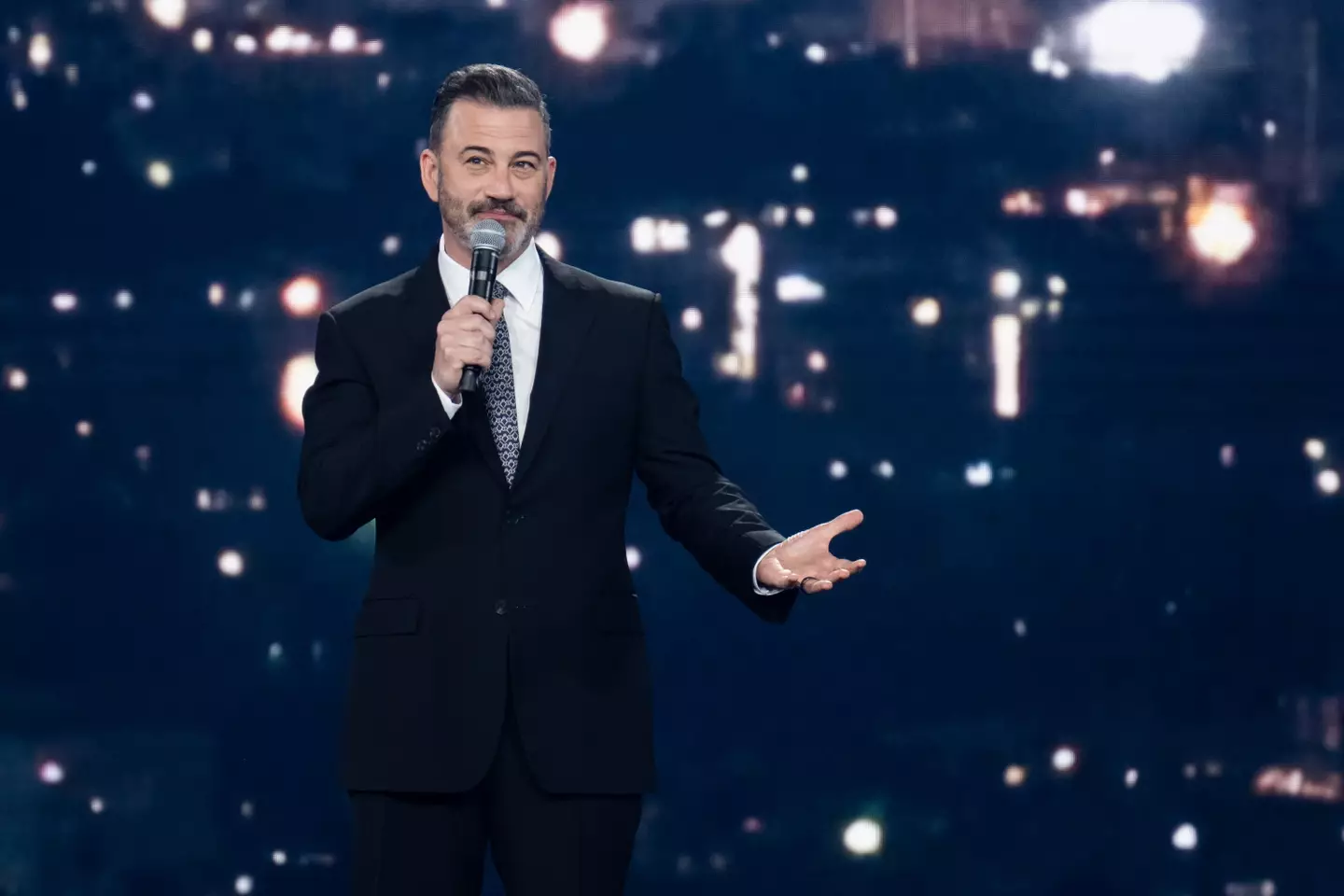 Jimmy Kimmel was suspended following his comments about Charlie Kirk's death (David Russell/Disney via Getty Images)