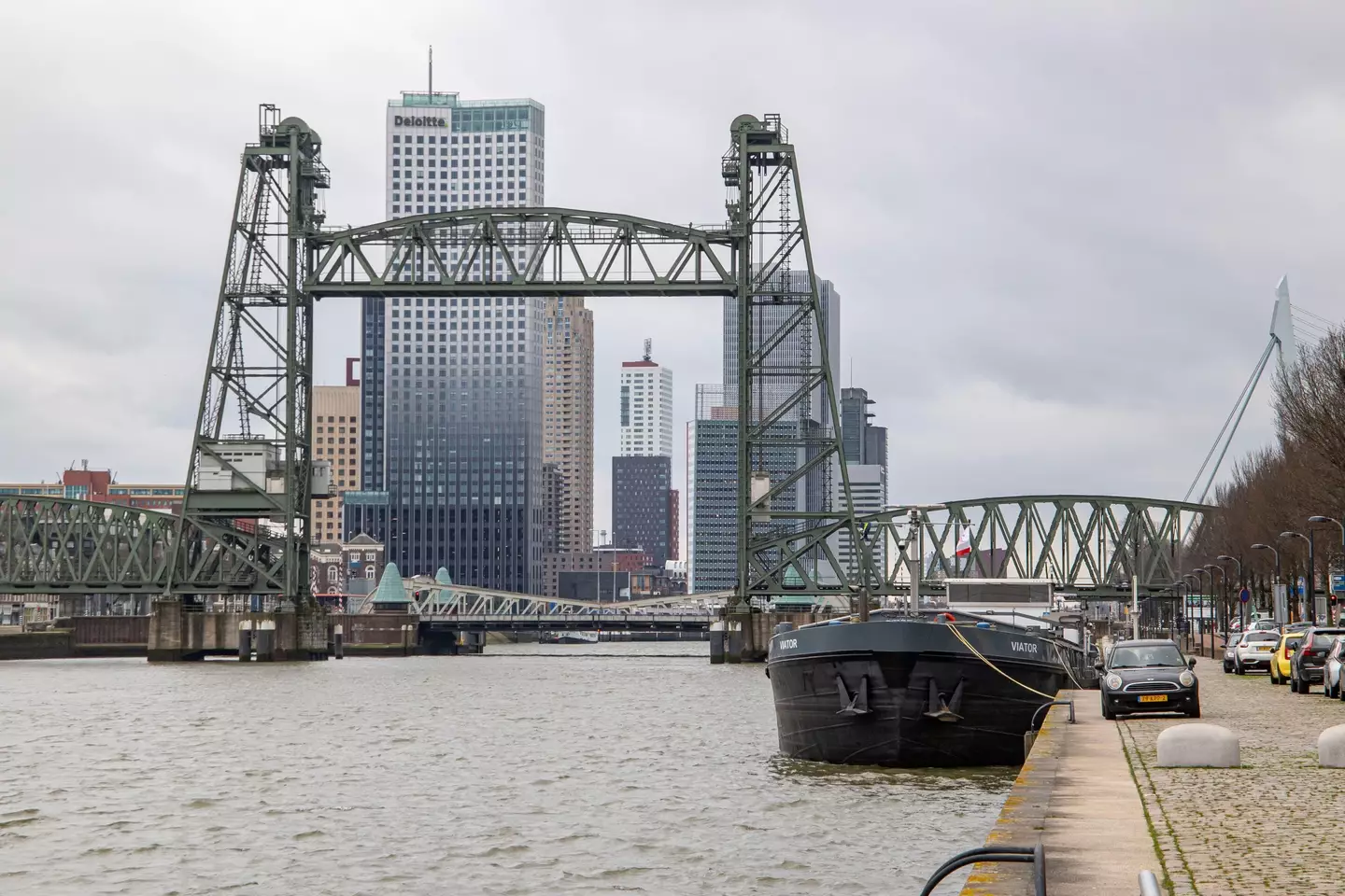 The bridge in Rotterdam has been in place since 1878.