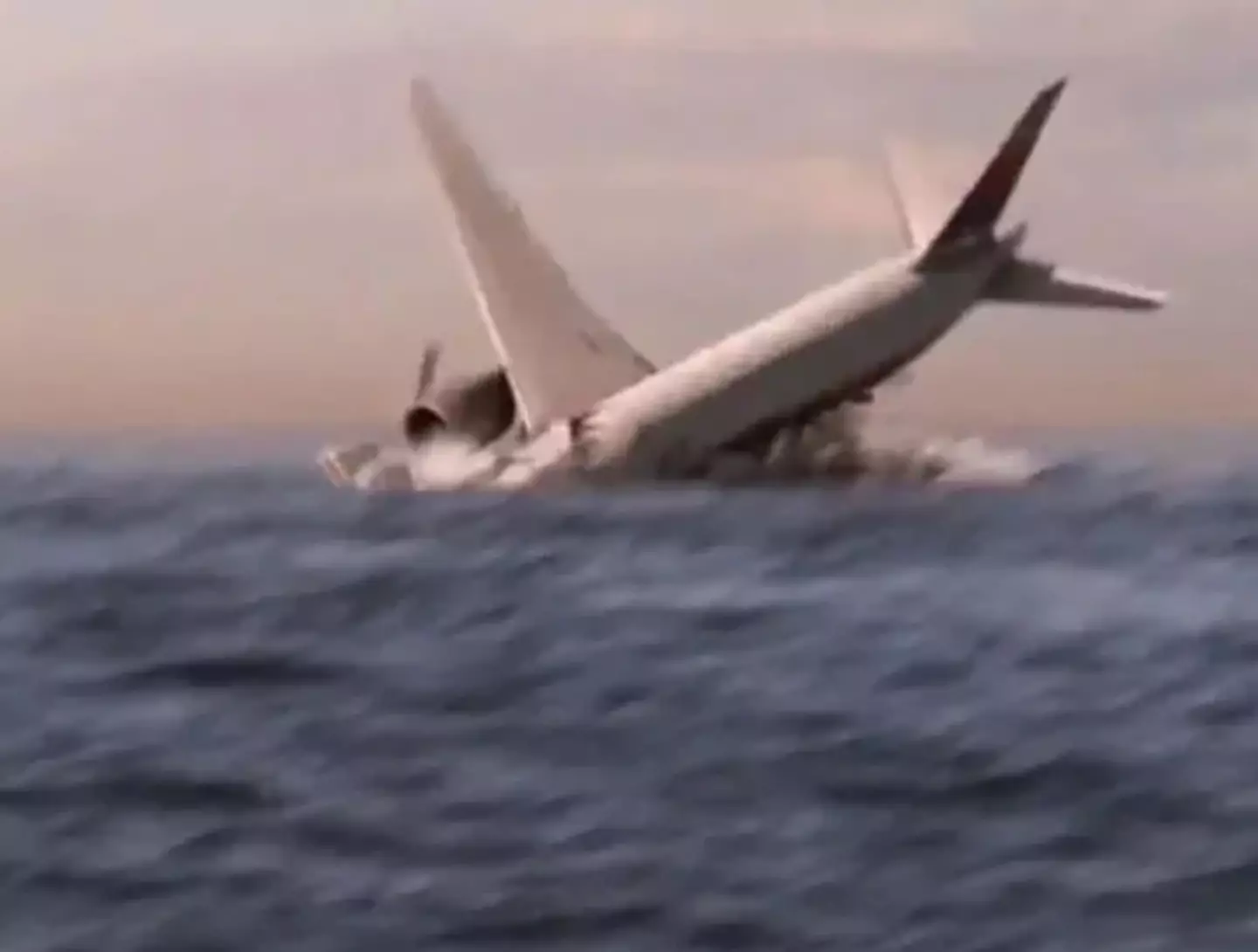 A simulation of MH370’s final moments. Picture: National Geographic