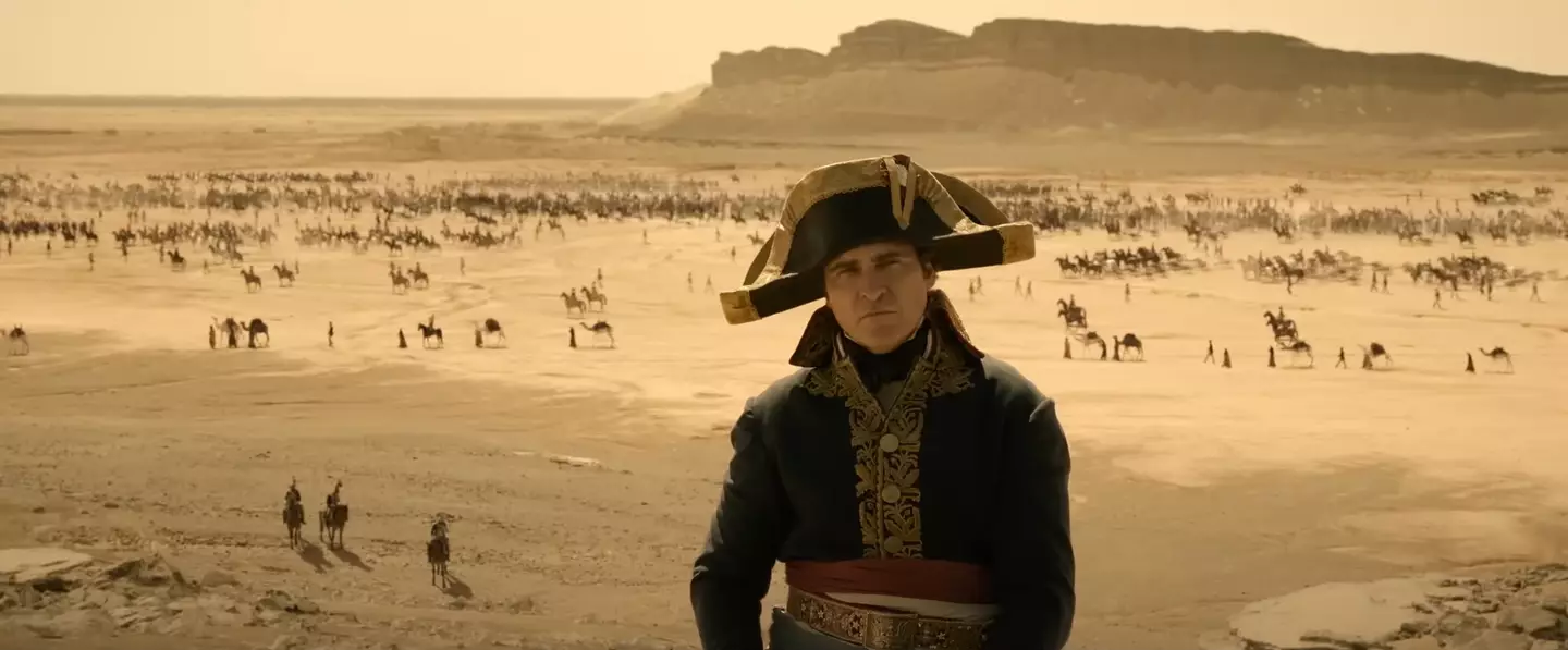 Joaquin Phoenix in Napoleon.