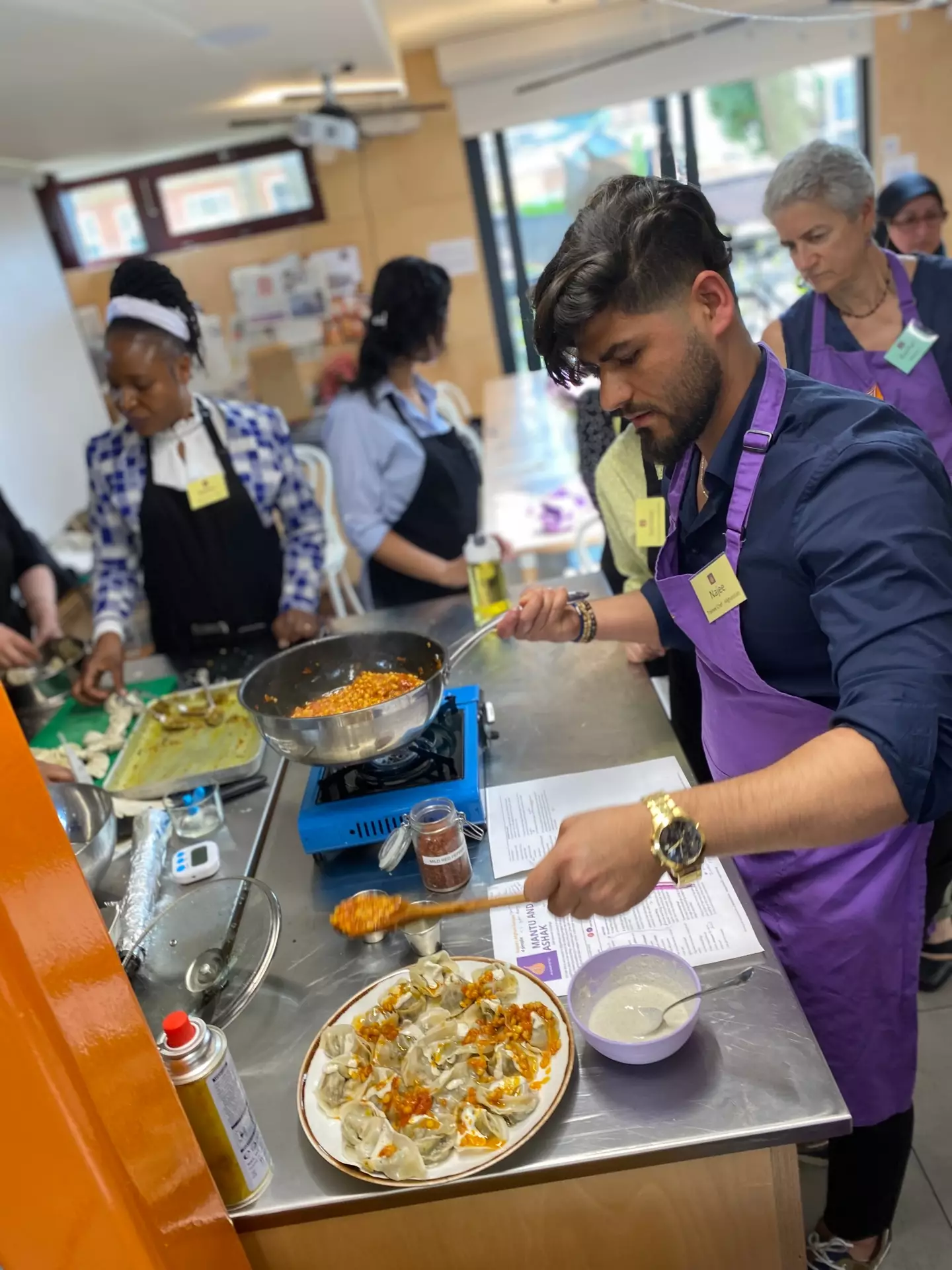 Both chefs said food has a 'wider symbolism' than just mere sustenance.