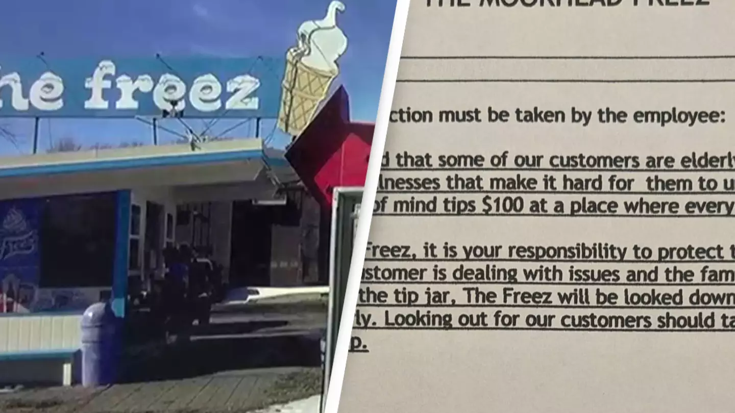 Ice cream parlor worker allegedly fired after accepting $100 tip
