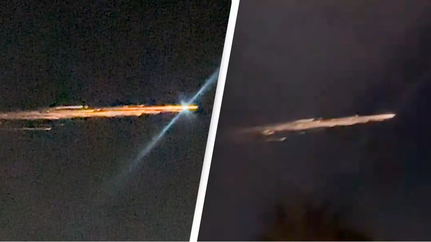 People left baffled after mysterious explosion lights up California sky
