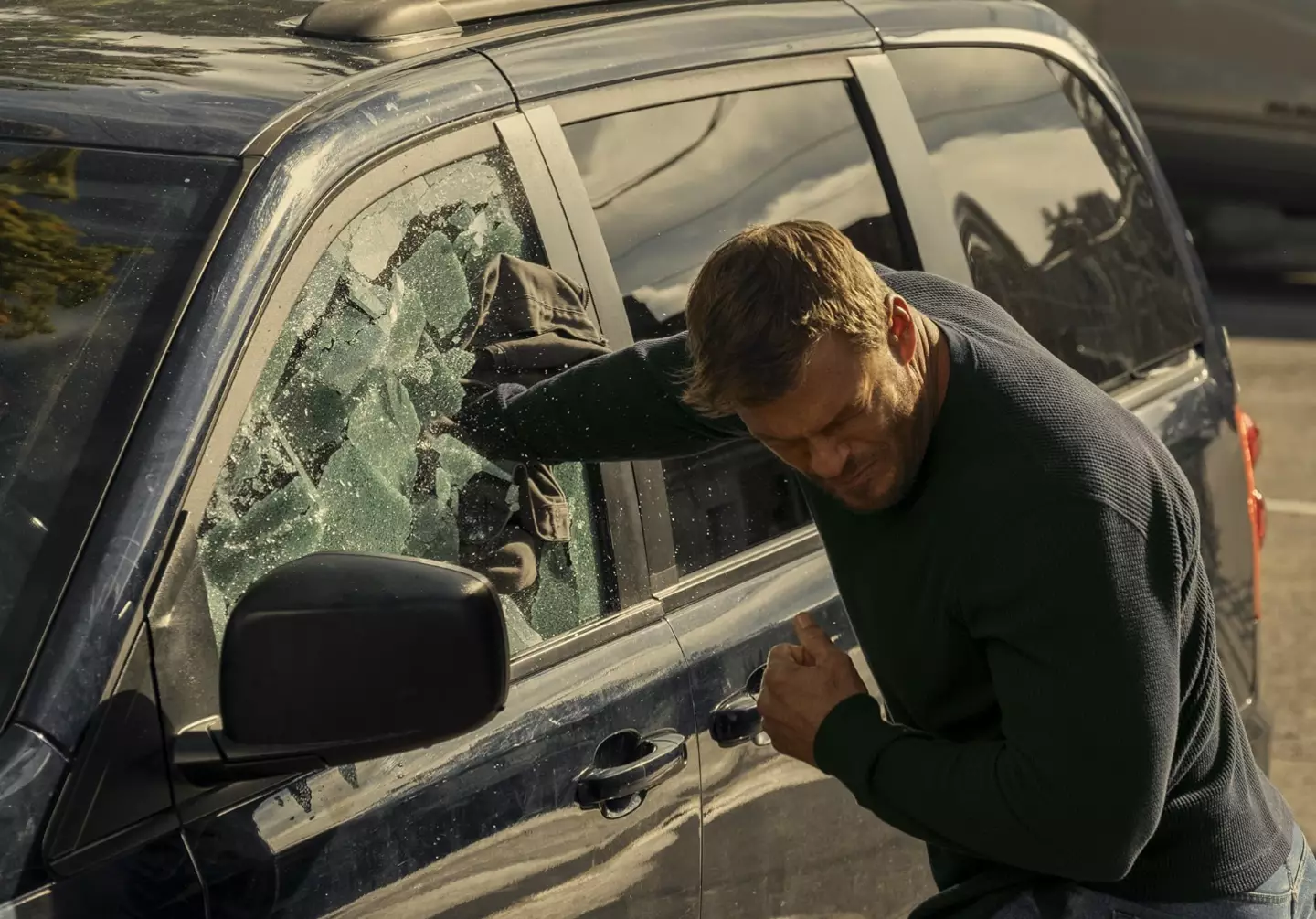 One fan of the show said: “Jack Reacher can punch straight through a car window. There's nothing like it and it's perfection.”(Prime Video)