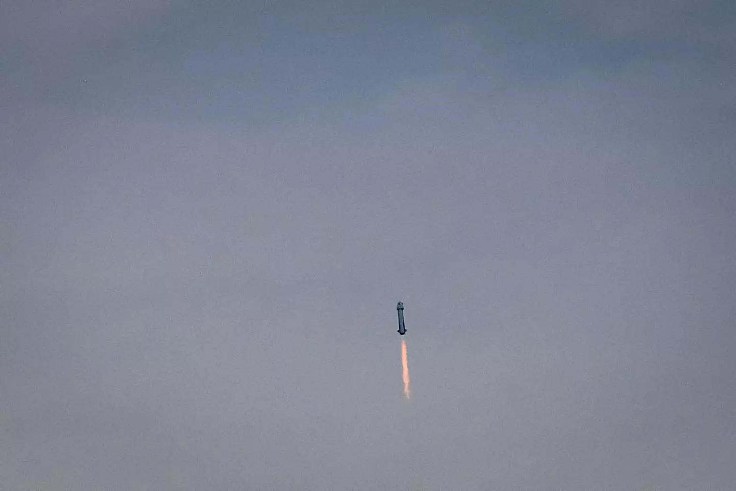 The capsule successfully orbited space for 11 minutes (Justin Hamel/Getty Images)