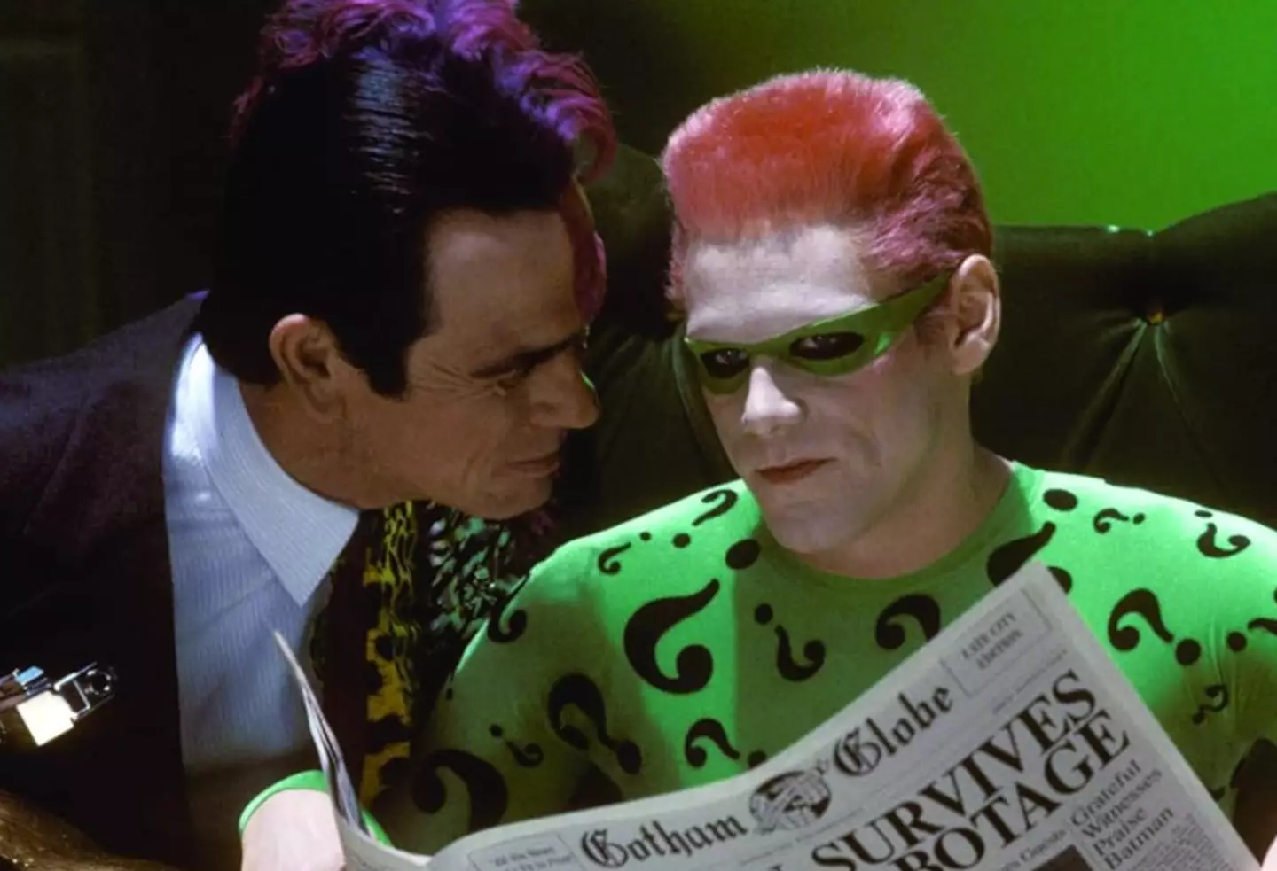 Tommy Lee Jones wasn't a fan of Jim Carrey (Warner Bros.)